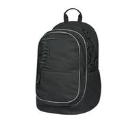 Baagl Mochila escolar para niños con espalda ergonómica, correa para el pecho y elementos reflectantes, Uni Black, 43 x 29 x 20 cm