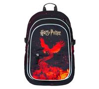 Baagl Mochila escolar para niños con espalda ergonómica, correa para el pecho y elementos reflectantes, Fénix de Harry Potter