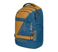 Baagl Mochila escolar para niños, niñas, adolescentes, Skate Max, mochila para monopatín, mochila infantil con compartimento para portátil y correa de pecho para escuela, secundaria, escuela