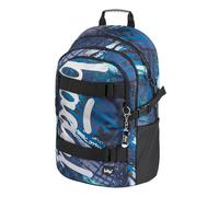 Baagl Mochila escolar para niños y adolescentes - Mochila de skate - Mochila infantil con compartimento para portátil y correa de pecho para la escuela, secundaria, escuela secundaria (estructuras de