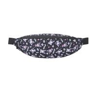 Baagl Riñonera para niños - Riñonera para niños niñas Adolescentes - Elegante Bolso Bandolera de Material Resistente con Cremallera de 2 vías, Kuromi Black, Einheitsgröße, Moderno