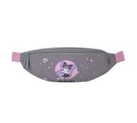 Baagl Riñonera para niños - Riñonera para niños niñas Adolescentes - Elegante Bolso Bandolera de Material Resistente con Cremallera de 2 vías, Kuromi Grey, Einheitsgröße, Moderno