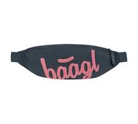 Baagl Riñonera para niños - Riñonera para niños niñas adolescentes - Elegante bolso bandolera de material resistente con cremallera de 2 vías, Logo Rosa, Einheitsgröße, moderno