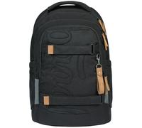 Baagl Juego de Mochila Escolar para niños y niñas y Adolescentes, 5 Piezas, (Mochila Skate MAX, Estuche, Bolsa de Deporte, riñonera), Mochila Escolar ergonómica, 30 l, Darkness, L
