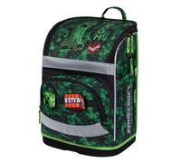 Baagl Zippy Plus - Mochila escolar ergonómica para niños con correa para el pecho y cinturón de cadera, 21 l, Minecraft Boom, Mittelgroße, Diseñador