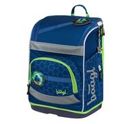 Baagl Zippy Plus - Mochila escolar ergonómica para niños con correa para el pecho y cinturón de cadera, 21 l, Balón de fútbol, Mittelgroße