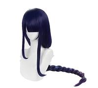 Baal Cosplay Wig Game Genshin Impact Raiden Shogun 110cm Long Graident Purple Braided Hair Peluca Anime Wigs + Wig Cap