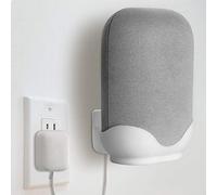 Baaletc Soporte de pared para altavoz, compatible con Google Nest, accesorios de soporte de pared, instalación rápida y fácil, ahorra espacio, sin agujeros, construcción completa de ABS