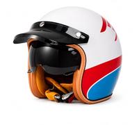 Baannaww Casco Moto Jet Retro con Visera Ahumada
