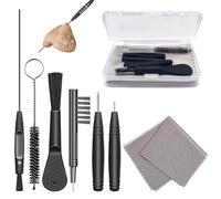 BAAQII 8 kits de limpieza de audífonos, cepillos de limpieza de audífonos, juego completo de alambre y funda, herramienta de limpieza de amplificador, accesorios de cuidado limpio para auriculares