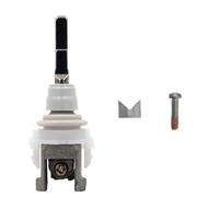 BAAQII Piezas de la barra de acoplamiento del reemplazo del cepillo de dientes eléctrico Eje metálico/Punta vibrante/Bloque del conector del eje para Philips HX9340 HX6730 HX6930 HX6530