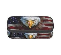 BAAROO American Bald Eagle - Estuche para lápices, estuche para bolígrafos, bolsa de papelería, organizador de oficina universitaria, color, 5.0cm*10.5cm*20.5cm, Estuche para lápices