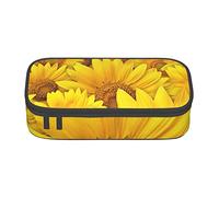 BAAROO Azurite Teal and Foil Gold Oil Marble Pattern Pencil Bag with Zippers Large Capacity Pencil Pouch Pencil Cases Organizer f, color, 5.0cm*10.5cm*20.5cm, Estuche para lápices