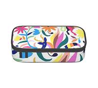 BAAROO Azurite Teal and Foil Gold Oil Marble Pattern Pencil Bag with Zippers Large Capacity Pencil Pouch Pencil Cases Organizer f, color, 5.0cm*10.5cm*20.5cm, Estuche para lápices