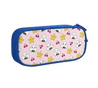 BAAROO Bonito estuche de bola de arroz de gran capacidad, caja de marcadores, bolsa de maquillaje, organizador de papelería de poliéster con para la escuela y la oficina, color, 5.0cm*10.5cm*20.5cm,