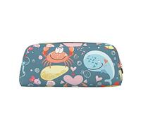BAAROO Bonito estuche de lápices con cremallera de cangrejo de ballena, bolsa de papelería de gran capacidad, adecuada para la escuela, oficina, niños y niñas, color, 5.0cm*10.5cm*20.5cm, Estuche para lápices