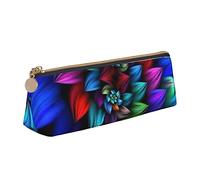 BAAROO Colorido estuche para lápices de flores 3D con cremallera, duradero, portátil, bolsa de almacenamiento de oficina, soporte de artículos de tocador de viaje para mujeres y hombres, #208