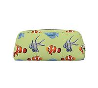BAAROO Divertidos peces tropicales con cremallera, estuche de papelería de gran capacidad, adecuado para la escuela, oficina, niños y niñas, color, 5.0cm*10.5cm*20.5cm, Estuche para lápices