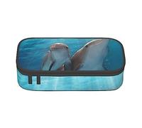 BAAROO Dolphin Tale - Estuche para lápices de gran capacidad, estuche para lápices de apertura amplia, compartimento para lápices, ligero y espacioso P, color, 5.0cm*10.5cm*20.5cm, Estuche para