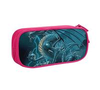 BAAROO Dragon - Estuche grande para lápices con 2 compartimentos, estuche para lápices, bolsa organizadora para niñas, niños, estudiantes, escuela, oficina, Colle, color, 5.0cm*10.5cm*20.5cm, Estuche para lápices