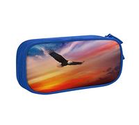 BAAROO Eagle Flying in The Sky - Estuche para lápices para niñas y niños, bolsa grande para lápices, organizador de papelería escolar, cosméticos B, color, 5.0cm*10.5cm*20.5cm, Estuche para lápices