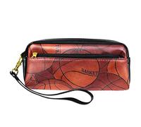 BAAROO Estuche de cuero para lápices, bolsa para rotuladores, organizador de escritorio, baloncesto, paquete de almacenamiento de lápices, #122, 21x10.5x5cm