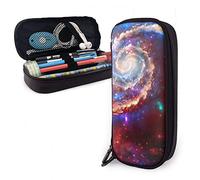 BAAROO Estuche de cuero Trippy Galaxy Papelería Organizador de gran capacidad con cremallera Estuche de papelería para niños Colle, color, 5.0cm*10.5cm*20.5cm, Estuche para lápices