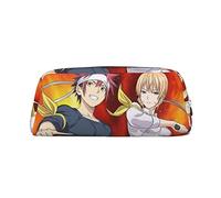 BAAROO Estuche de lápices con cremallera de anime Food Wars de gran capacidad, adecuado para la escuela, oficina, niños y niñas, color, 5.0cm*10.5cm*20.5cm, Estuche para lápices