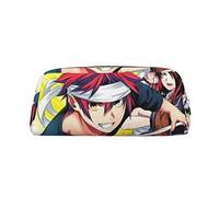 BAAROO Estuche de lápices con cremallera de anime Food Wars de gran capacidad, adecuado para la escuela, oficina, niños y niñas, color, 5.0cm*10.5cm*20.5cm, Estuche para lápices