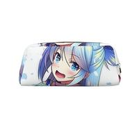 BAAROO Estuche de lápices con cremallera KonoSuba Aqua de gran capacidad, adecuado para la escuela, oficina, niños y niñas, color, 5.0cm*10.5cm*20.5cm, Estuche para lápices