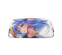 BAAROO Estuche de lápices con cremallera KonoSuba Aqua de gran capacidad, adecuado para la escuela, oficina, niños y niñas, color, 5.0cm*10.5cm*20.5cm, Estuche para lápices