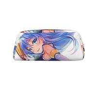 BAAROO Estuche de lápices con cremallera KonoSuba Aqua de gran capacidad, adecuado para la escuela, oficina, niños y niñas, color, 5.0cm*10.5cm*20.5cm, Estuche para lápices