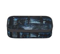BAAROO Estuche de lápices de gran capacidad con estampado de ciudad de Tokio, estuche para bolígrafos, bolsa de papelería simple, organizador de oficina universitaria, color, 5.0cm*10.5cm*20.5cm,