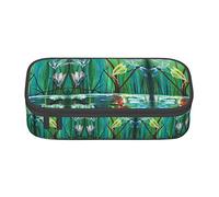 BAAROO Estuche de lápices de gran capacidad con estampado de ciudad de Tokio, estuche para bolígrafos, bolsa de papelería simple, organizador de oficina universitaria, color, 5.0cm*10.5cm*20.5cm, Estuche para lápices