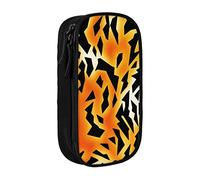 BAAROO Estuche de oficina con estampado de tigre, de gran capacidad y duradero, estuche plegable con cremallera, color, 5.0cm*10.5cm*20.5cm, Estuche para lápices