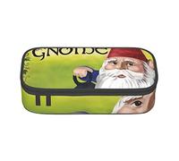 BAAROO Estuche de papelería duradero con estampado de gnomos coloridos con compartimento con cremallera, estuche portátil de gran capacidad, color, 5.0cm*10.5cm*20.5cm, Estuche para lápices