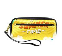BAAROO Estuche de piel para lápices, rotuladores, organizador de escritorio, es hora de verano, paquete de almacenamiento de lápices, #379, 21x10.5x5cm