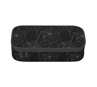 BAAROO Estuche especial negro de telaraña para niñas y niños, estuche de gran capacidad, estuche grande para lápices, papelería para estudiantes, color, 5.0cm*10.5cm*20.5cm, Estuche para lápices