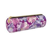 BAAROO Estuche floral abstracto con cremallera, duradero, portátil, bolsa de almacenamiento de oficina, soporte de artículos de tocador de viaje para mujeres y hombres, #514
