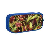 BAAROO Estuche grande para lápices con 2 compartimentos, diseño de plantas carnívoras, organizador para niñas, niños, estudiantes, escuela de, color, 5.0cm*10.5cm*20.5cm, Estuche para lápices