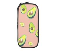 BAAROO Estuche grande para lápices con muchas imágenes de aguacate, bolsa de cosméticos personalizada para estudiantes, estuche de papelería duradero, color, 5.0cm*10.5cm*20.5cm, Estuche para lápices