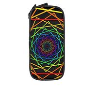 BAAROO Estuche grande para lápices de fantasía de ciencia ficción con impresión giratoria para estudiantes, papelería, caja organizadora con cremallera, color, 5.0cm*10.5cm*20.5cm, Estuche para