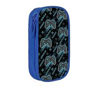 BAAROO Estuche para lápices abstracto colorido joystick juego lápiz titular pluma bolsa papelería caja almacenamiento organizador bolsa rosa, color, 5.0cm*10.5cm*20.5cm, Estuche para lápices