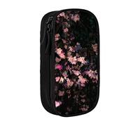 BAAROO Estuche para lápices con diseño de flores de cerezo de una noche oscura, estuche para lápices de gran capacidad, estuche para lápices para niñas y niños, adolescentes, color,