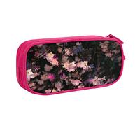 BAAROO Estuche para lápices con diseño de flores de cerezo de una noche oscura, estuche para lápices de gran capacidad, estuche para lápices para niñas y niños, adolescentes, color,
