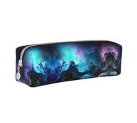 BAAROO Estuche para lápices con diseño de gráficos 3D Universe Space, bolsa de maquillaje con cremallera de piel para mujeres y hombres, color, 5.0cm*10.5cm*20.5cm, Estuche para lápices