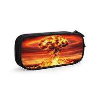 BAAROO Estuche para lápices con diseño de hongos nucleares, nube que se cae, gran capacidad, gran capacidad, soporte para bolígrafos, suministros escolares, almacenamiento de papelería, orga, color,