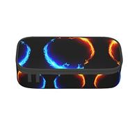 BAAROO Estuche para lápices con estampado de dragones de fuego y hielo, estuche de papelería para la escuela, adecuado para adolescentes, estudiantes, estudiantes ADU, color, 5.0cm*10.5cm*20.5cm, Estuche para lápices