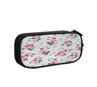 BAAROO Estuche para lápices con forma de flor de jardín de rosas inglesas, gran capacidad, soporte para bolígrafos, suministros escolares, organizador de almacenamiento de papelería para, color, 5.0cm*10.5cm*20.5cm, Estuche para lápices