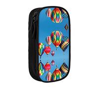 BAAROO Estuche para lápices de alta capacidad con estampado de globos de aire caliente, estuche organizador duradero para hombres y mujeres, color, 5.0cm*10.5cm*20.5cm, Estuche para lápices